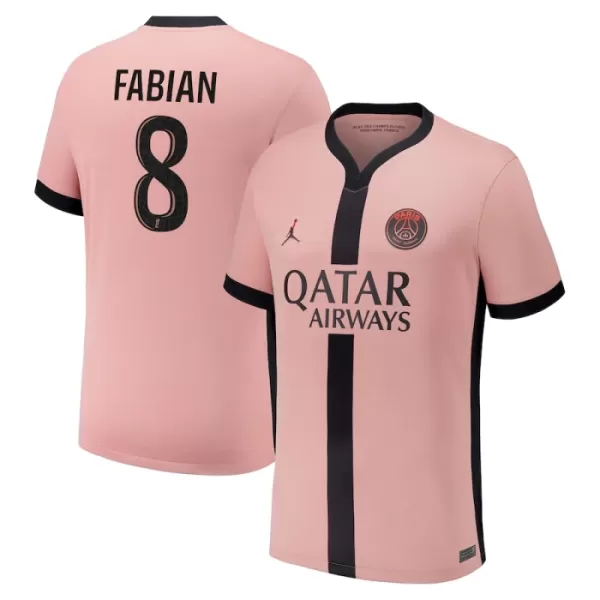 Paris Saint-Germain Fabian Ruiz 8 Fodboldtrøje Herre Tredje 24/25