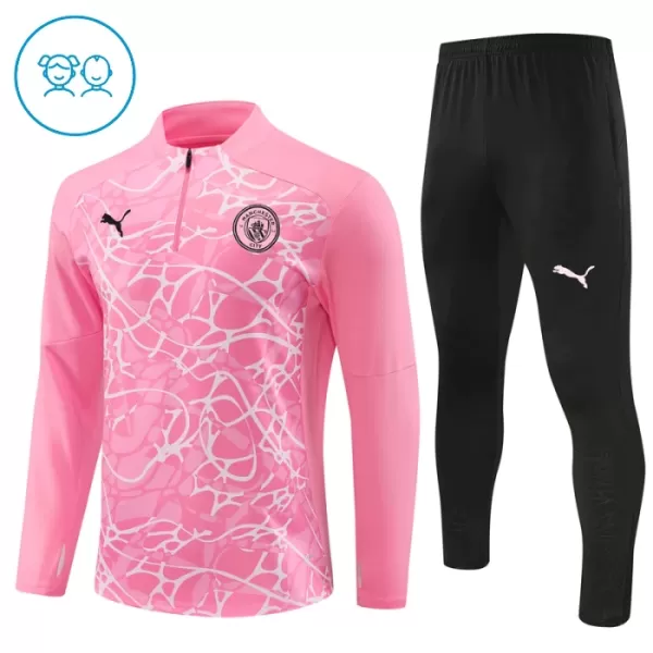 Manchester City Trænings sweatshirt sæt Børn 24/25 Pink