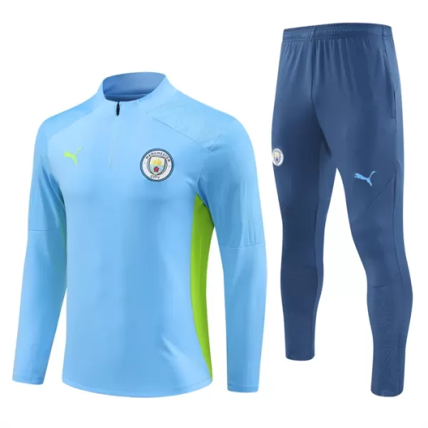 Manchester City Trænings sweatshirt sæt Herre 24/25 Blå