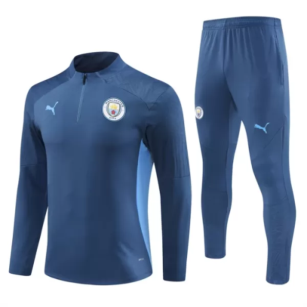 Manchester City Trænings sweatshirt sæt Herre 24/25 Navy