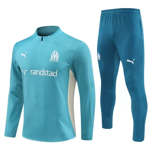 Olympique Marseille Teal Version Trænings sweatshirt sæt Herre 24/25