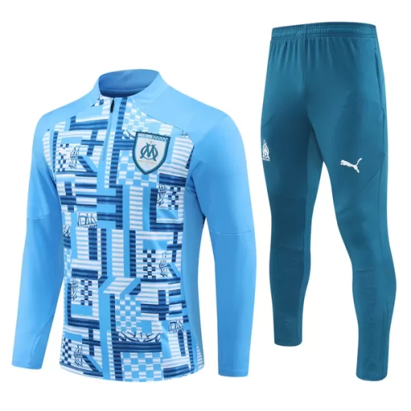 Olympique Marseille Trænings sweatshirt sæt Herre 24/25 Blå