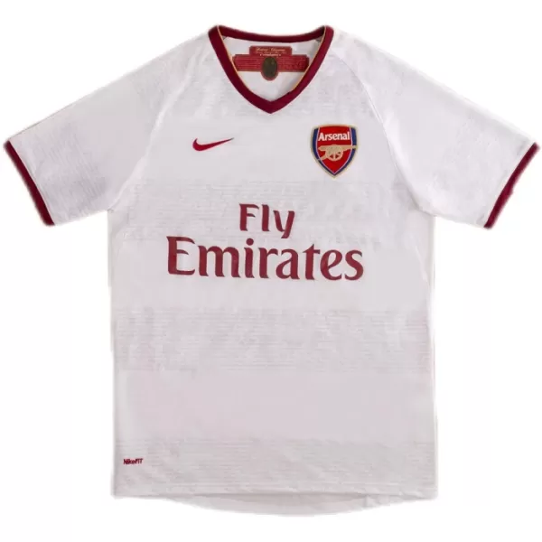 Arsenal 2007-08 Fodboldtrøje Herre Udebane Retro