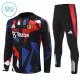 Manchester United Trænings sweatshirt sæt Børn 24/25 Sort