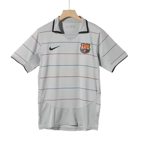 Barcelona 2003-04 Fodboldtrøje Herre Udebane Retro