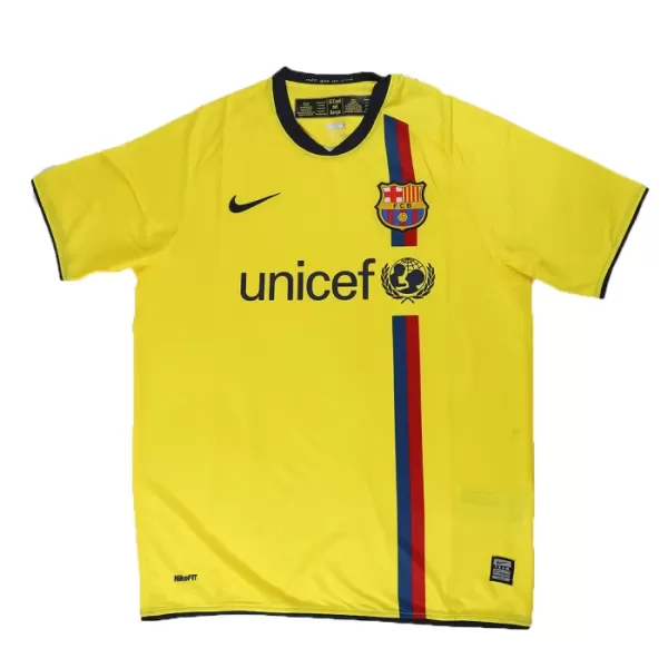 Barcelona 2008-09 Fodboldtrøje Herre Udebane Retro