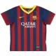 Barcelona 2013-14 Fodboldtrøje Herre Hjemmebane Retro