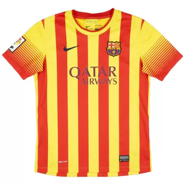 Barcelona 2013-14 Fodboldtrøje Herre Udebane Retro