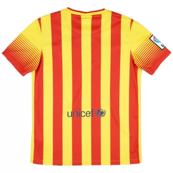 Barcelona 2013-14 Fodboldtrøje Herre Udebane Retro