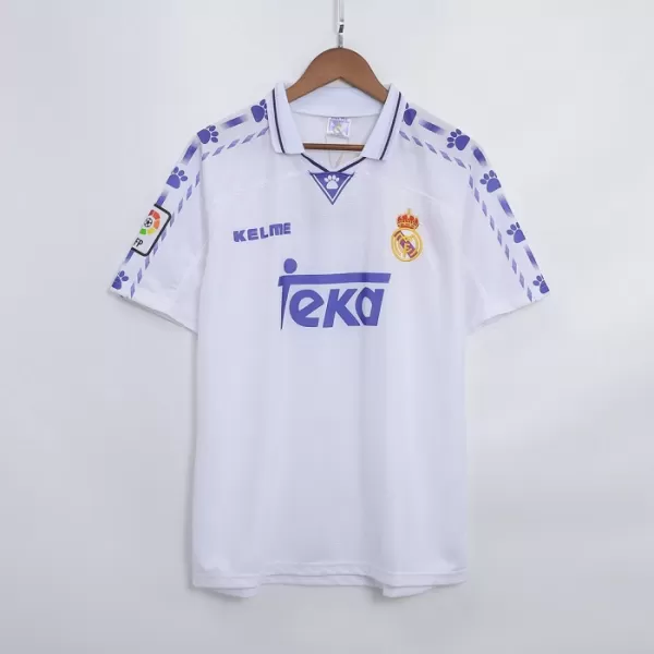 Real Madrid 1996-97 Fodboldtrøje Herre Hjemmebane Retro