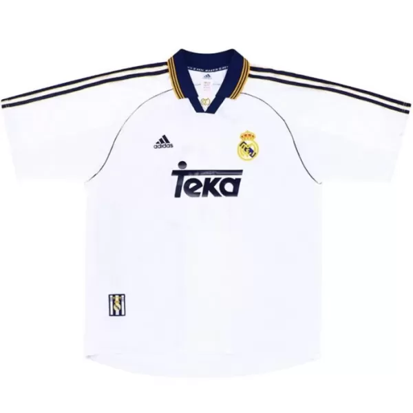 Real Madrid 1998-00 Fodboldtrøje Herre Hjemmebane Retro