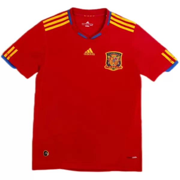 Spanien 2010 Fodboldtrøje Herre Hjemmebane Retro