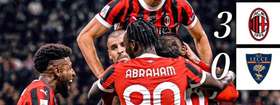 AC Milan vandt tre sejre i træk i Serie A og toppede midlertidigt Serie A-tabellen