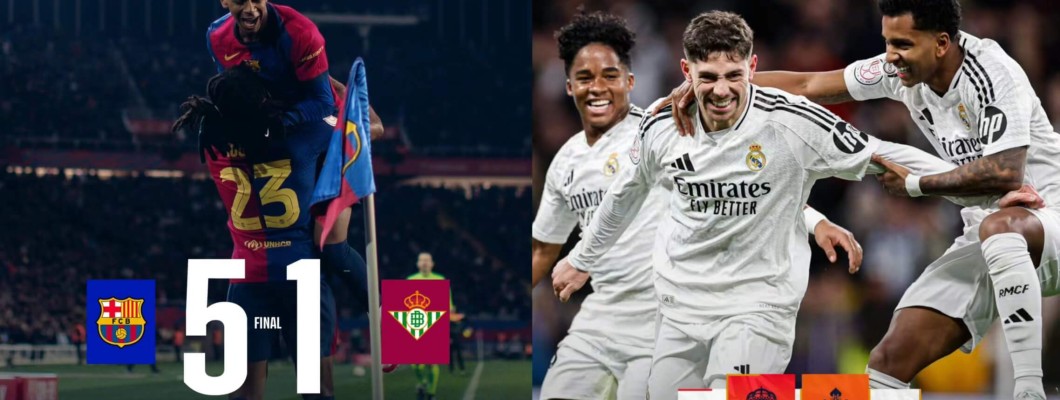 Barcelona og Real Madrid avancerer til top 8 i King's Cup, og peak-opgøret vil blive iscenesat igen